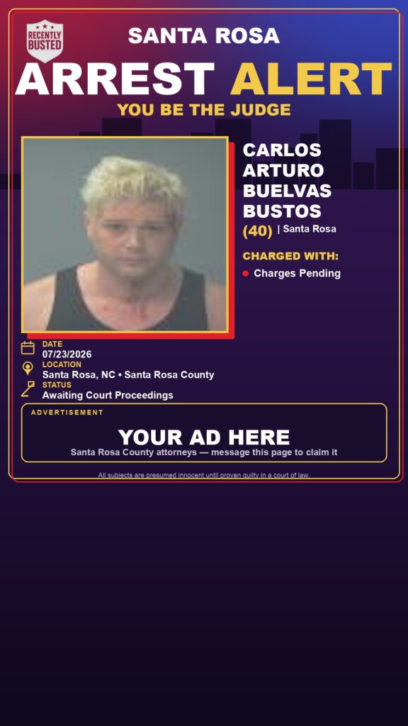 Booking photo of Carlos Arturo Buelvas Bustos
