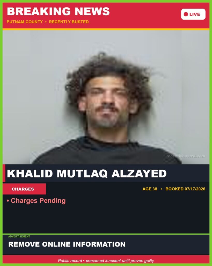 Booking photo of Khalid Mutlaq Alzayed