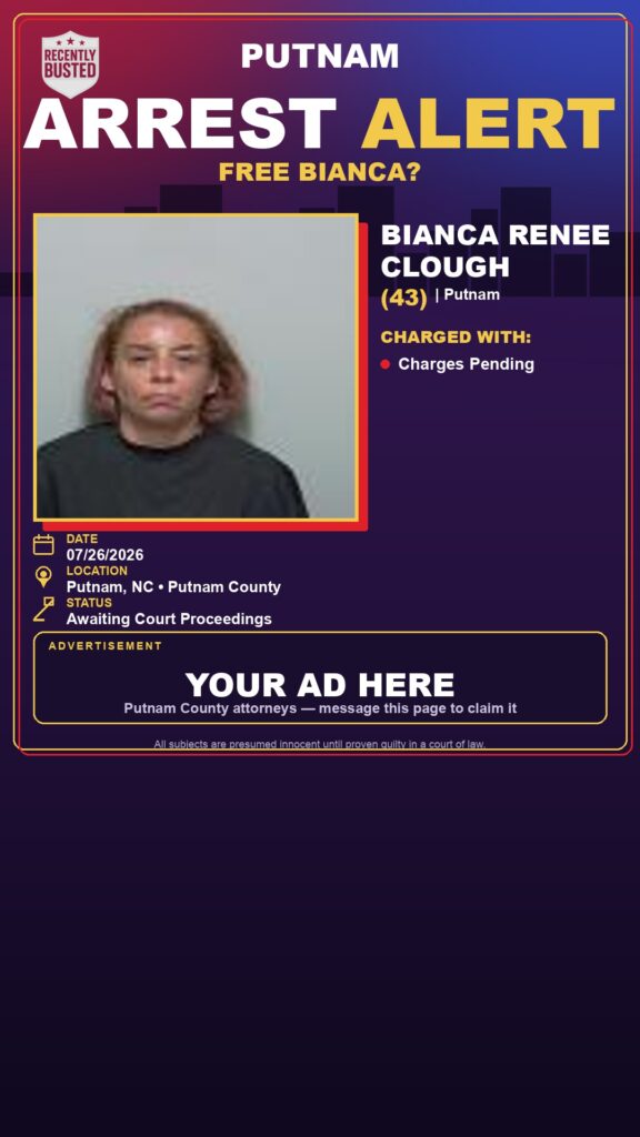 Booking photo of Bianca Renee Clough
