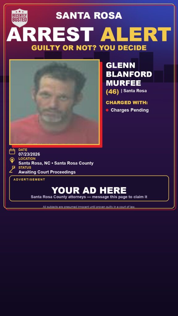 Booking photo of Glenn Blanford Murfee
