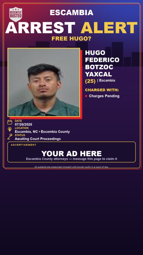 Booking photo of Hugo Federico Botzoc Yaxcal