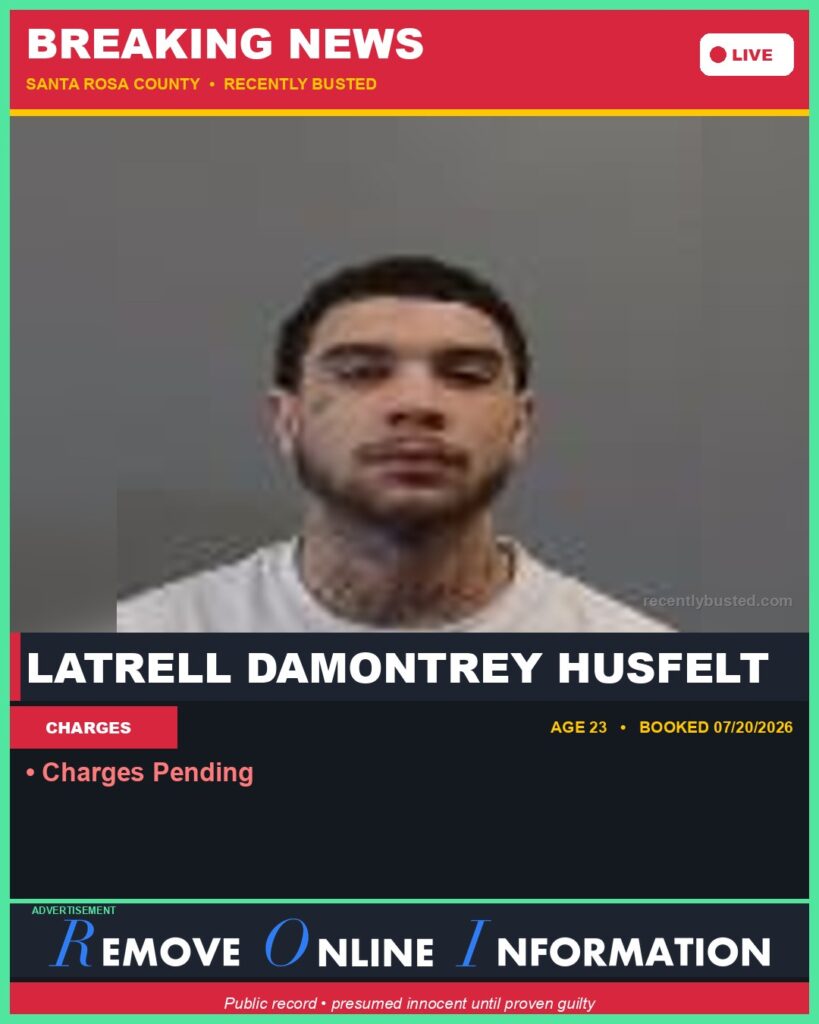 Booking photo of Latrell Damontrey Husfelt