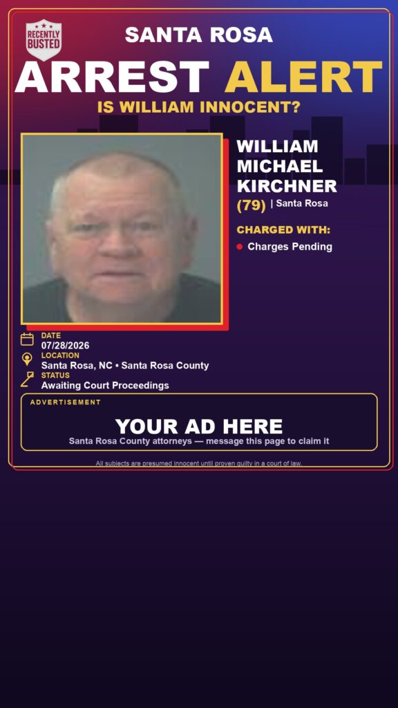 Booking photo of William Michael Kirchner