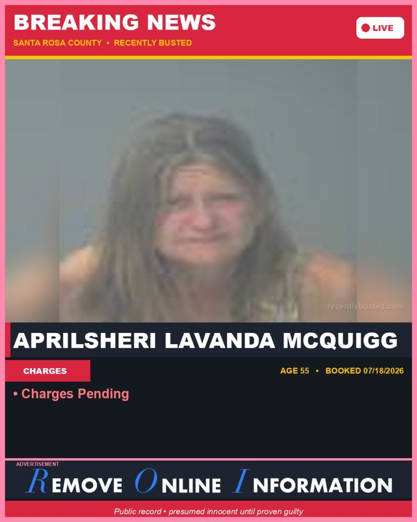 Booking photo of Aprilsheri Lavanda Mcquigg