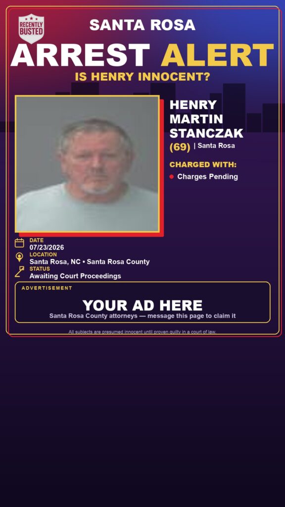 Booking photo of Henry Martin Stanczak