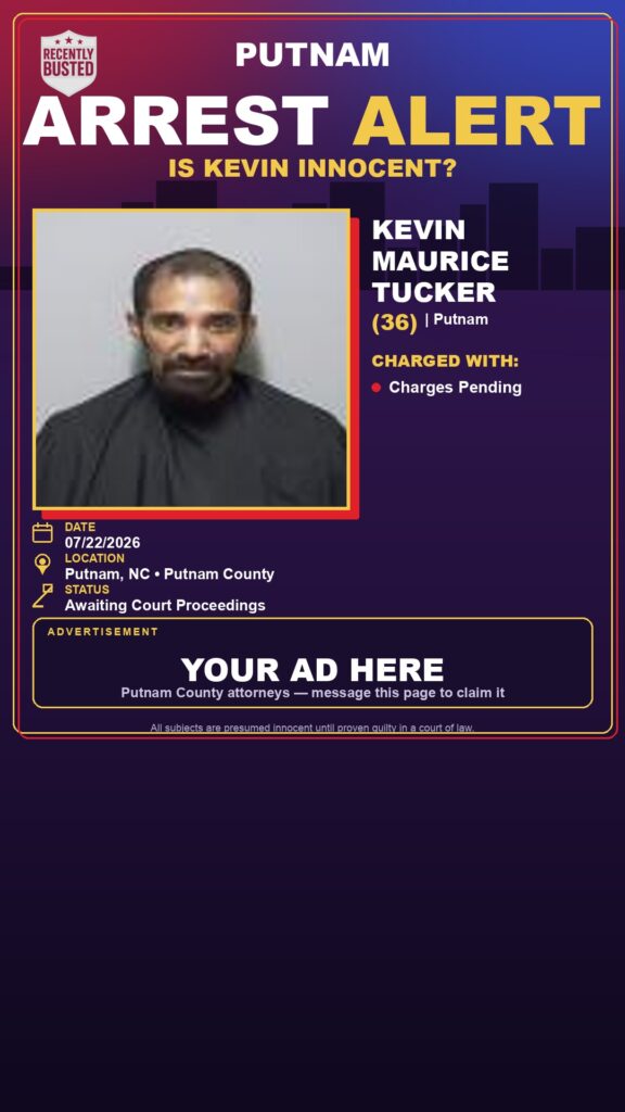 Booking photo of Kevin Maurice Tucker