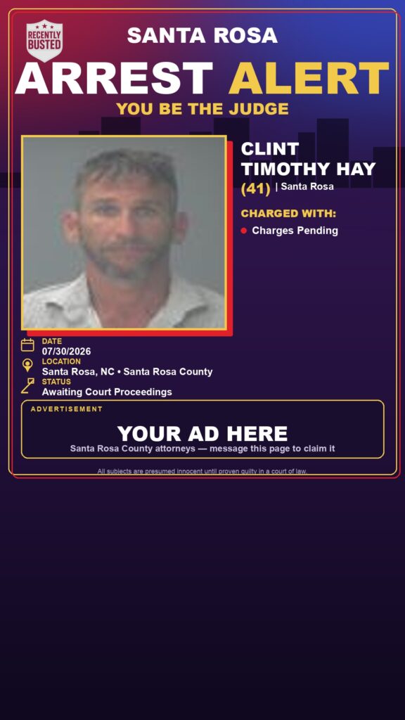 Booking photo of Clint Timothy Hay