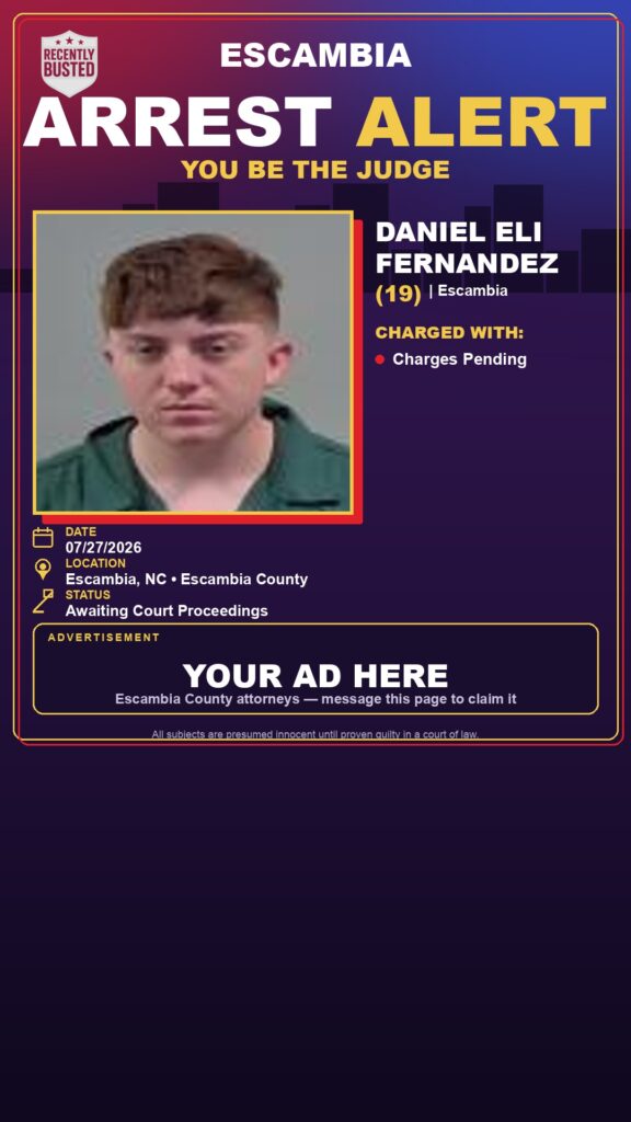 Booking photo of Daniel Eli Fernandez