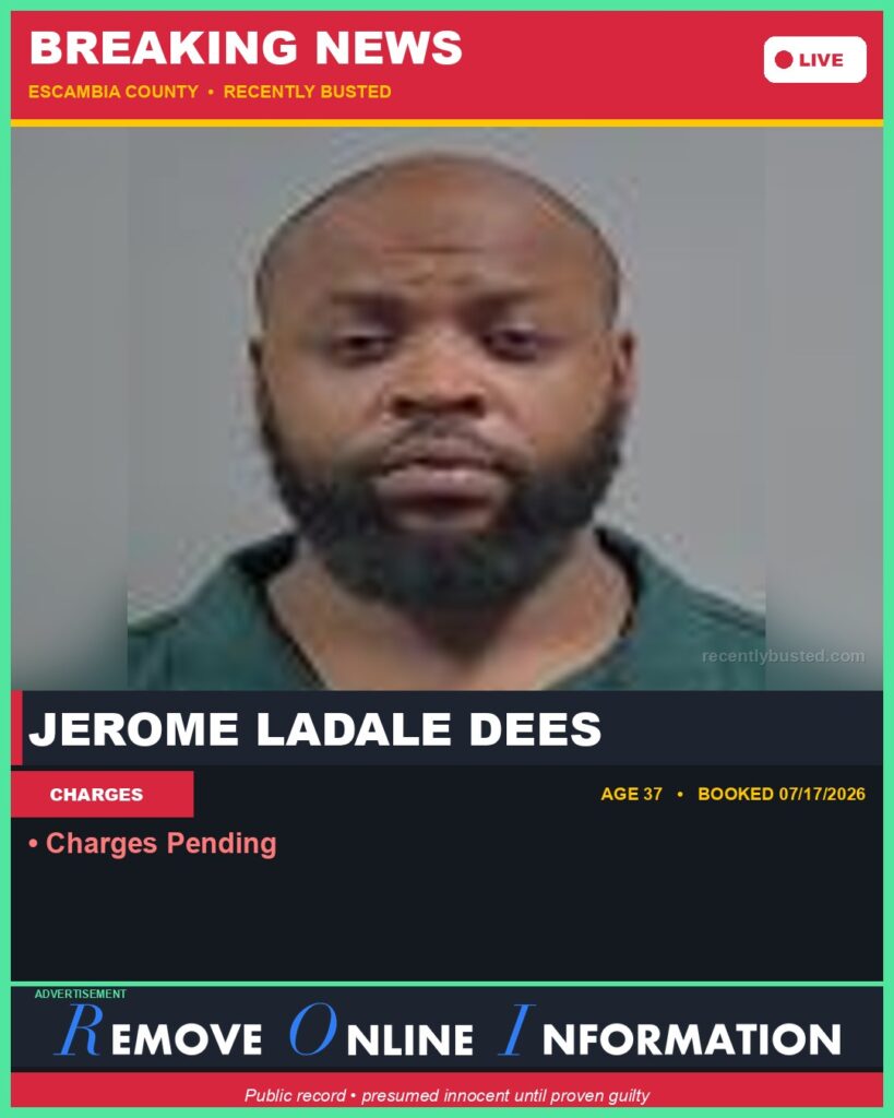 Booking photo of Jerome Ladale Dees