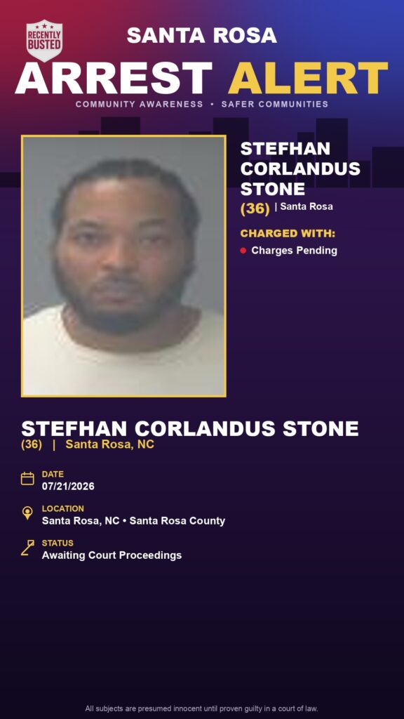 Booking photo of Stefhan Corlandus Stone
