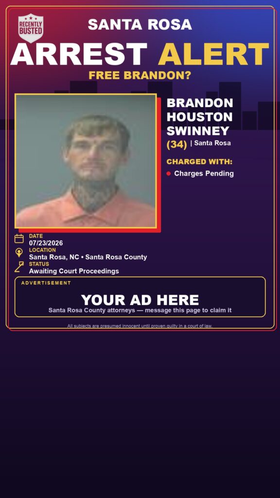 Booking photo of Brandon Houston Swinney