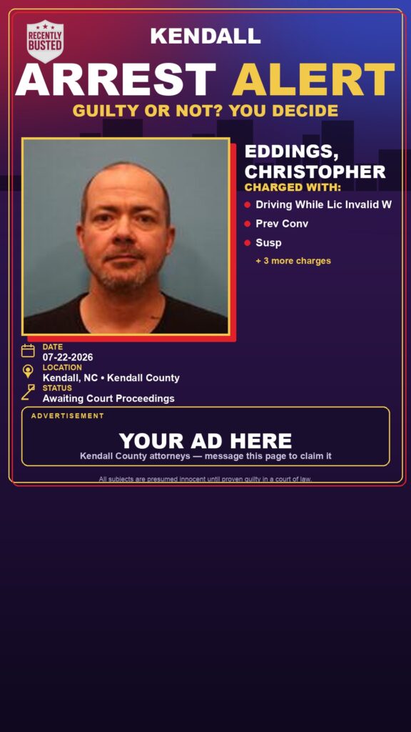 Booking photo of Eddings, Christopher