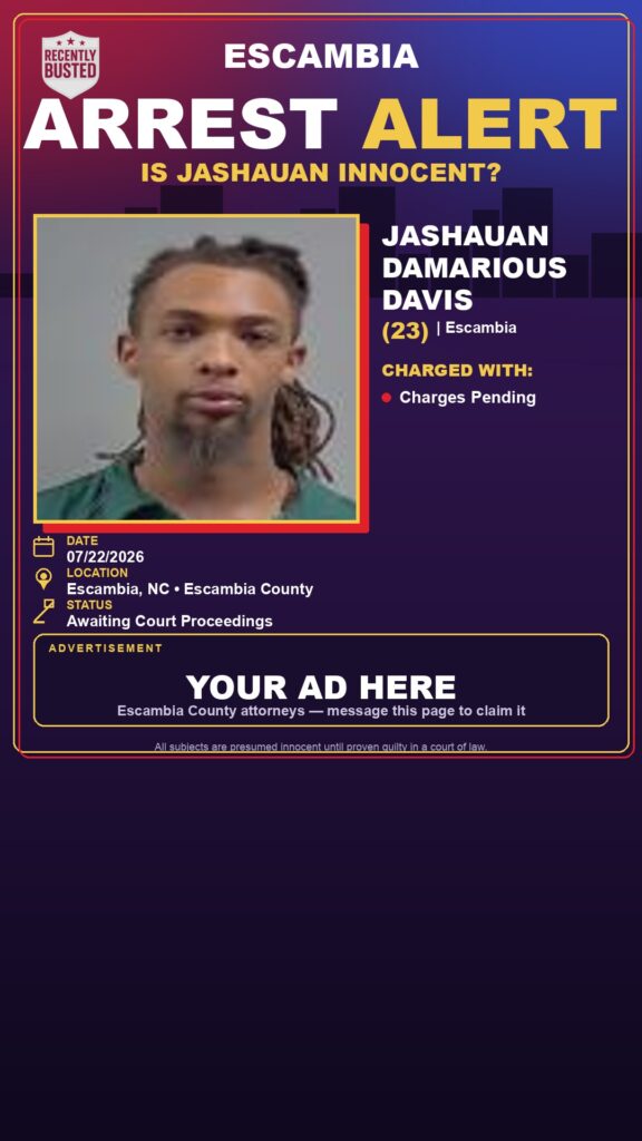 Booking photo of Jashauan Damarious Davis
