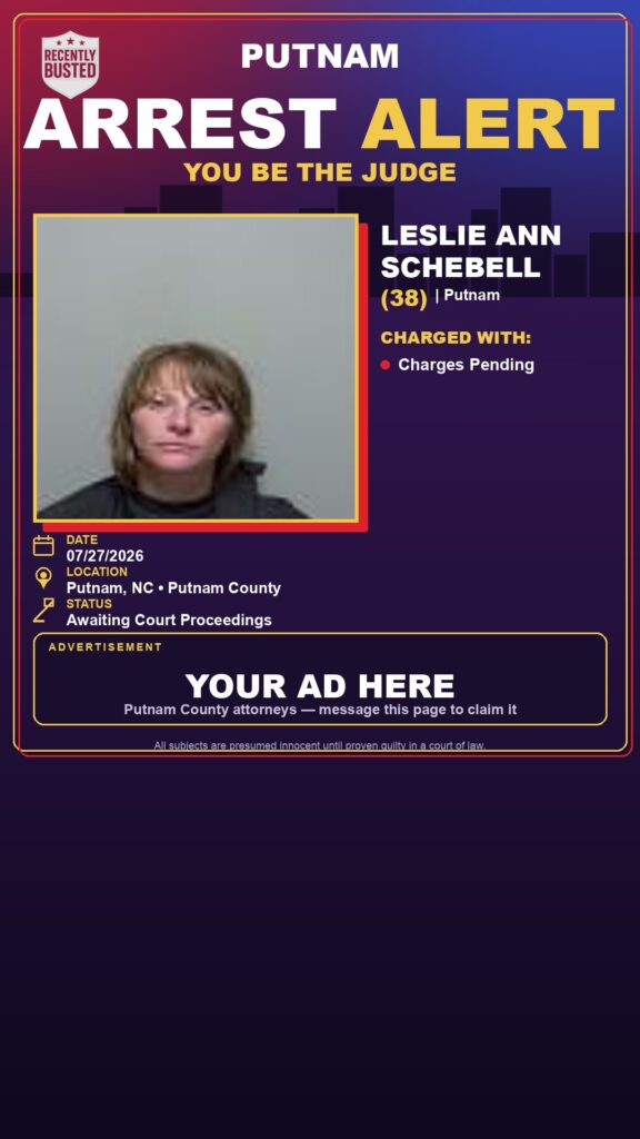 Booking photo of Leslie Ann Schebell