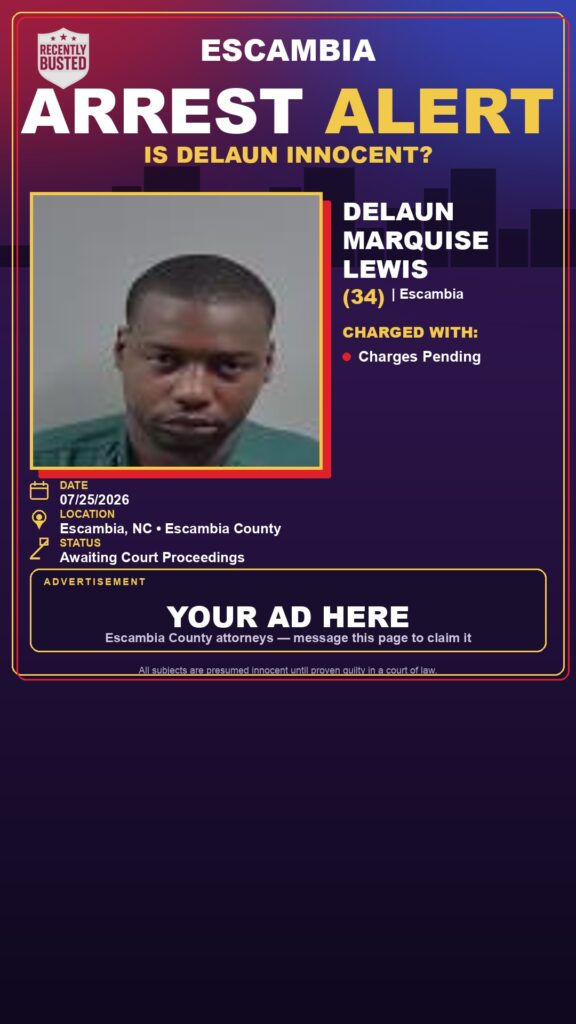 Booking photo of Delaun Marquise Lewis