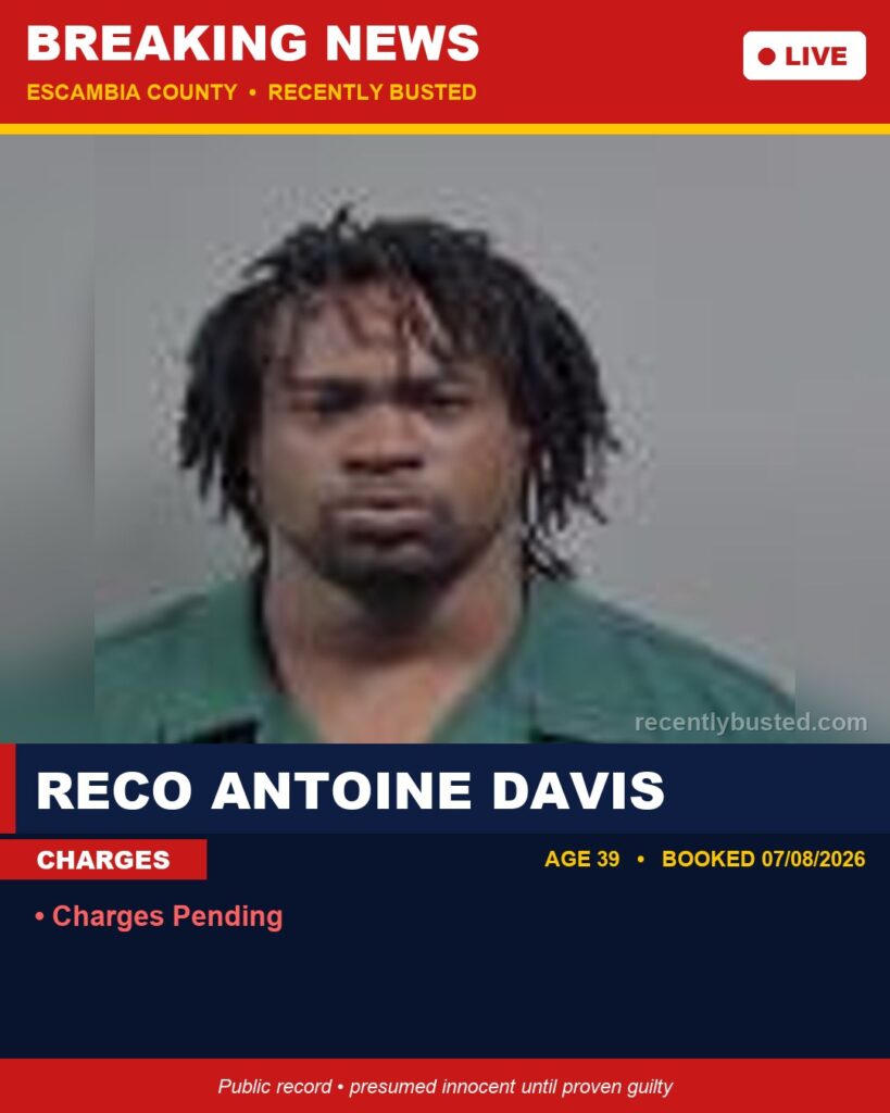 Booking photo of Reco Antoine Davis