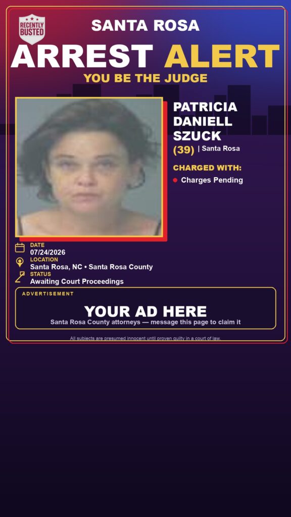 Booking photo of Patricia Daniell Szuck