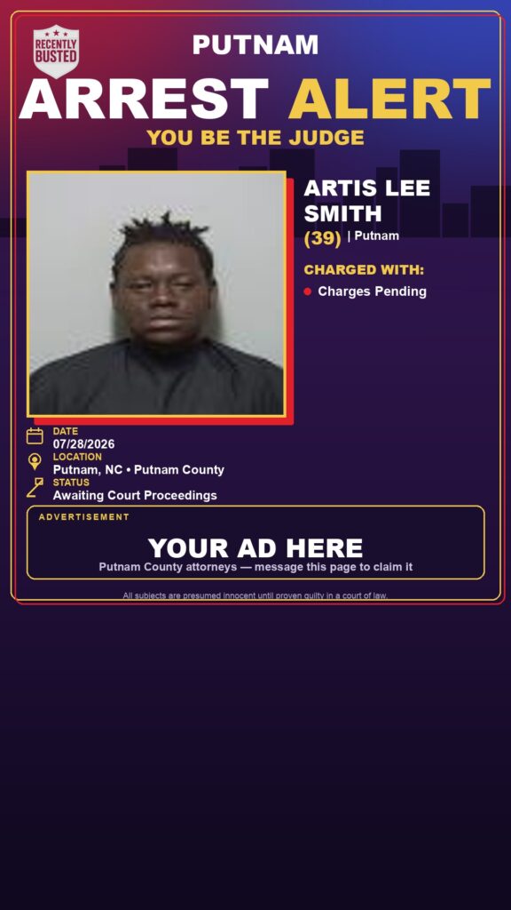 Booking photo of Artis Lee Smith