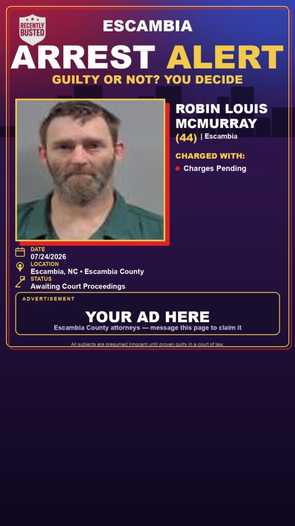 Booking photo of Robin Louis Mcmurray