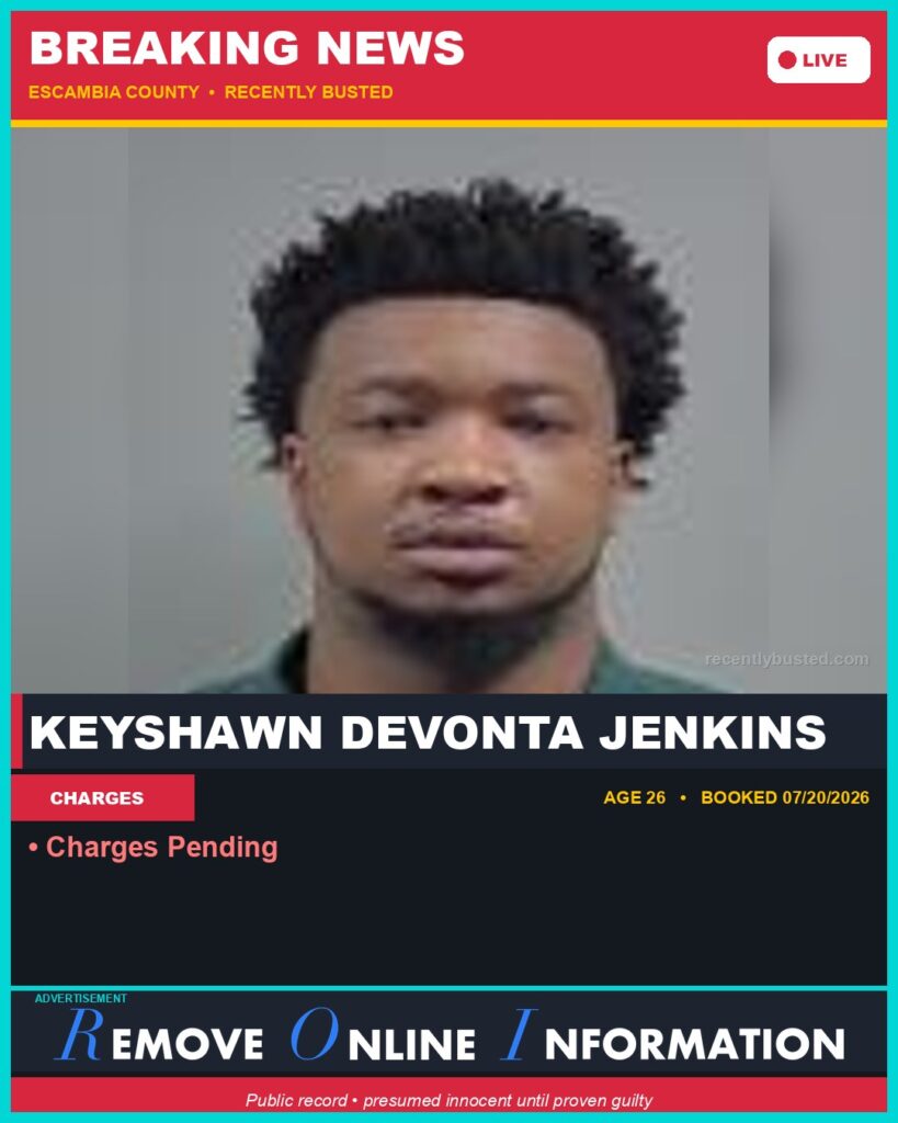 Booking photo of Keyshawn Devonta Jenkins