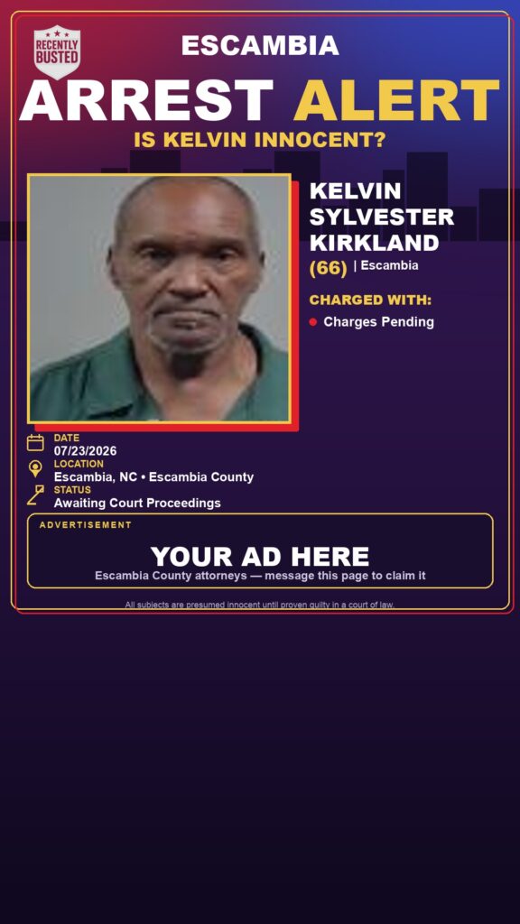 Booking photo of Kelvin Sylvester Kirkland