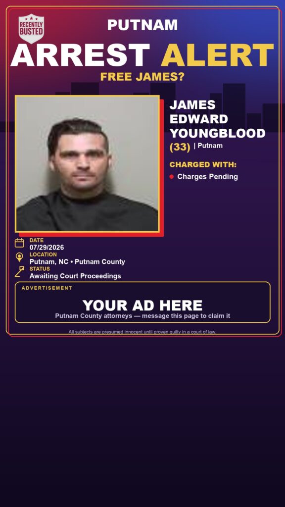 Booking photo of James Edward Youngblood