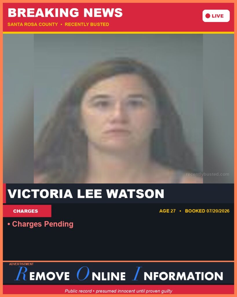 Booking photo of Victoria Lee Watson
