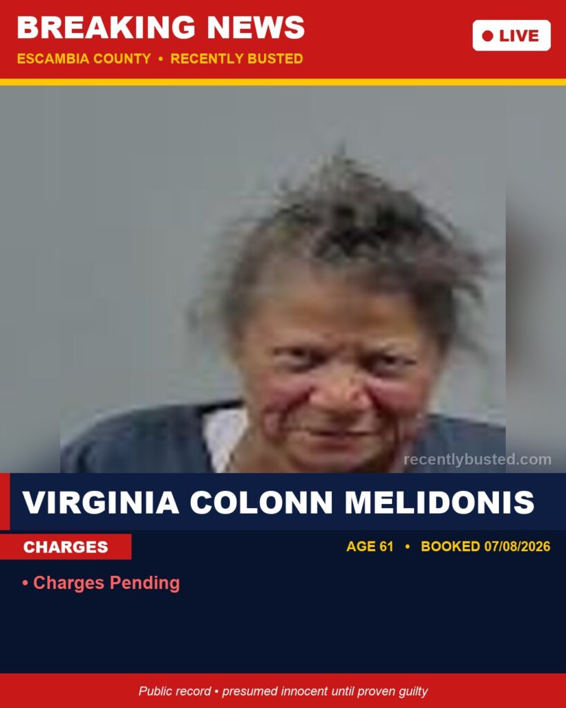 Booking photo of Virginia Colonn Melidonis