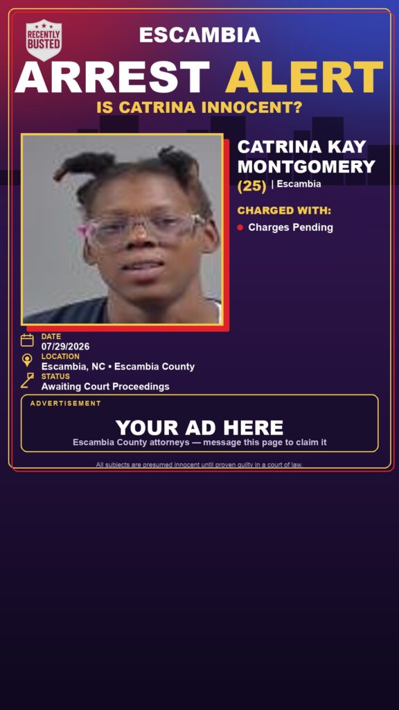 Arrest report - Catrina Kay Montgomery