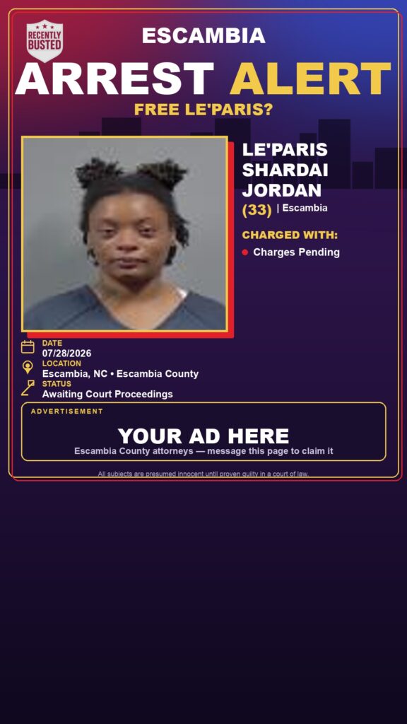Booking photo of Le'Paris Shardai Jordan