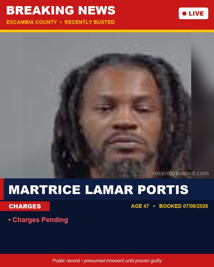 Booking photo of Martrice Lamar Portis