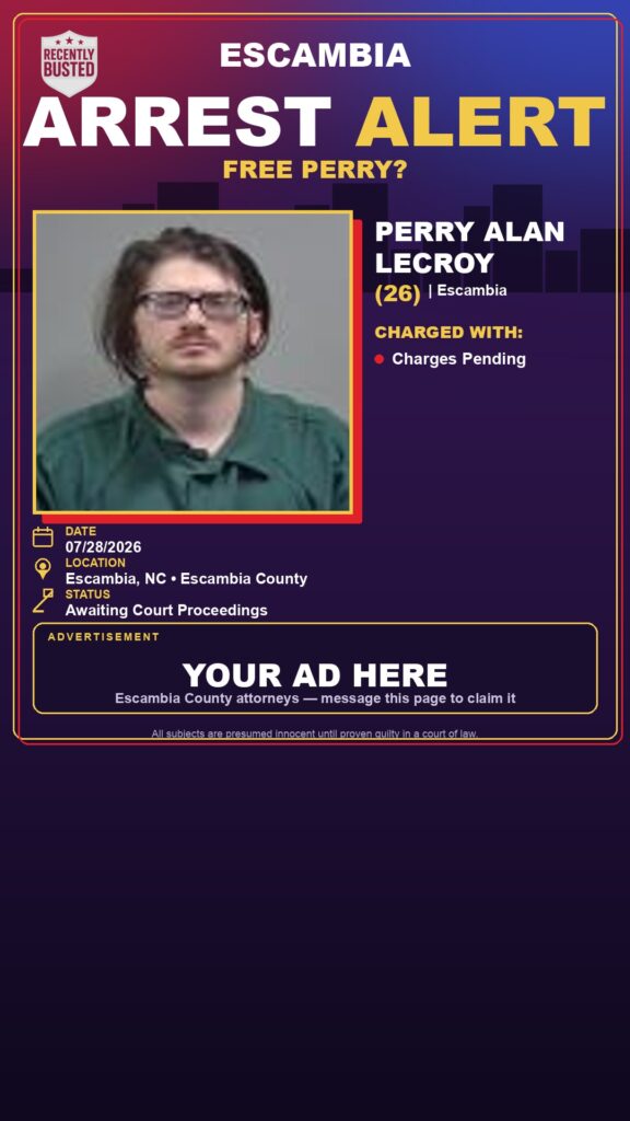 Booking photo of Perry Alan Lecroy