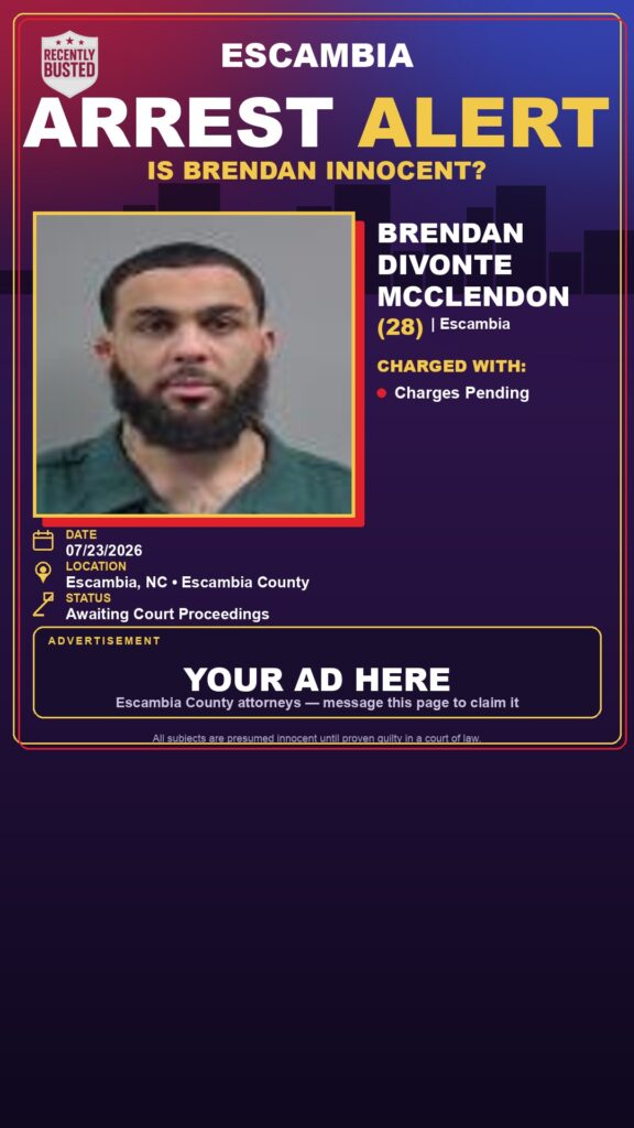 Booking photo of Brendan Divonte Mcclendon