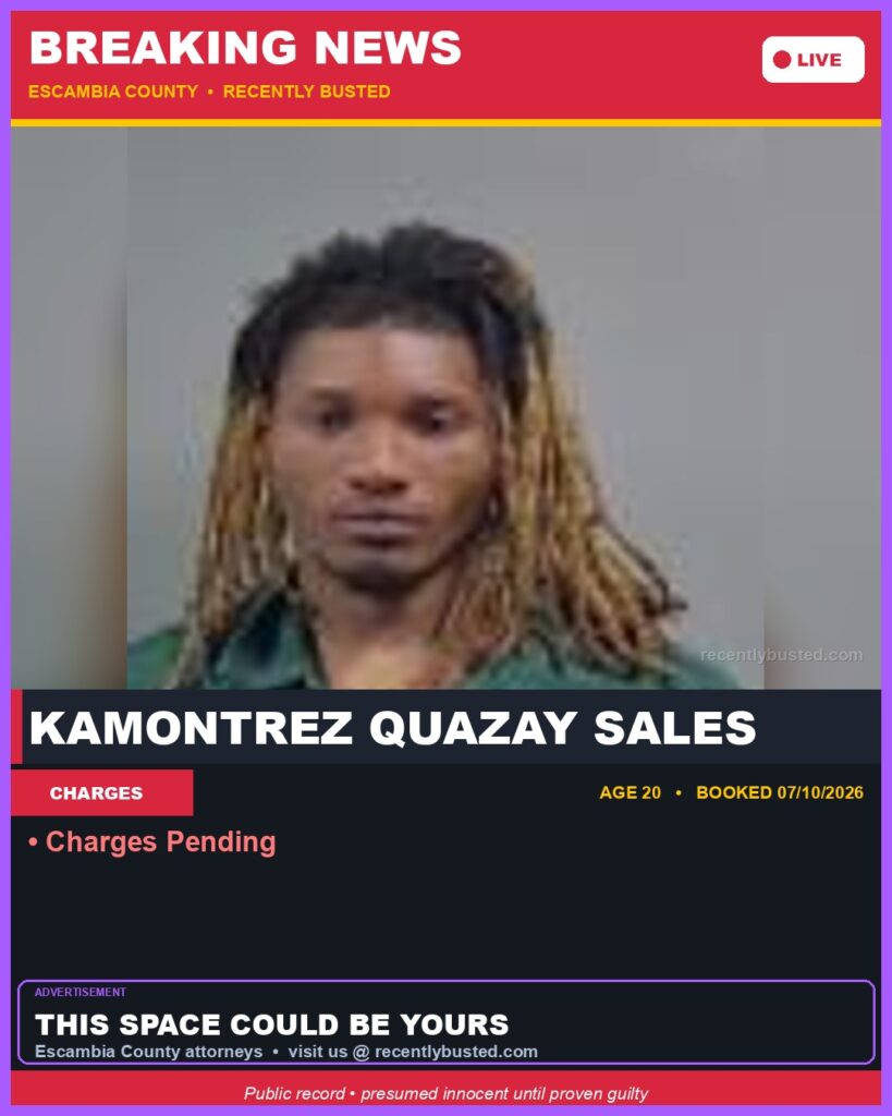 Booking photo of Kamontrez Quazay Sales
