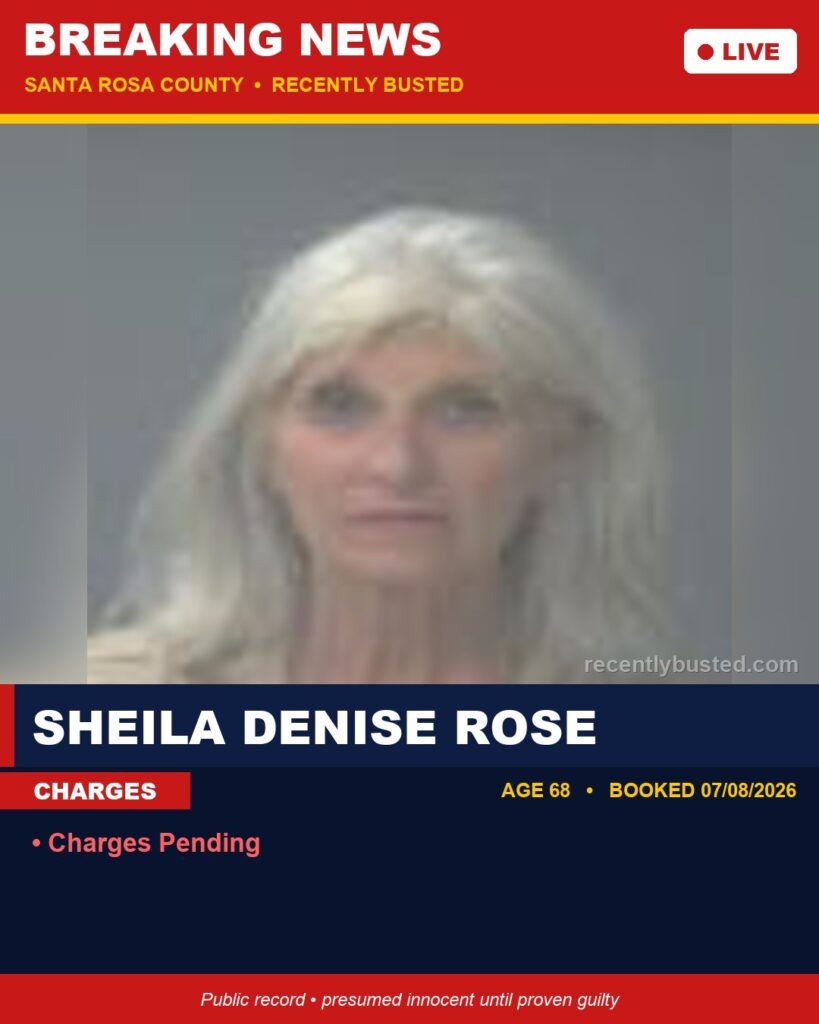 Booking photo of Sheila Denise Rose
