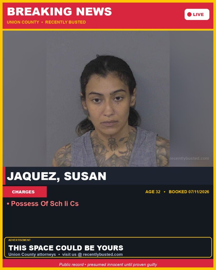 Booking photo of JAQUEZ, SUSAN