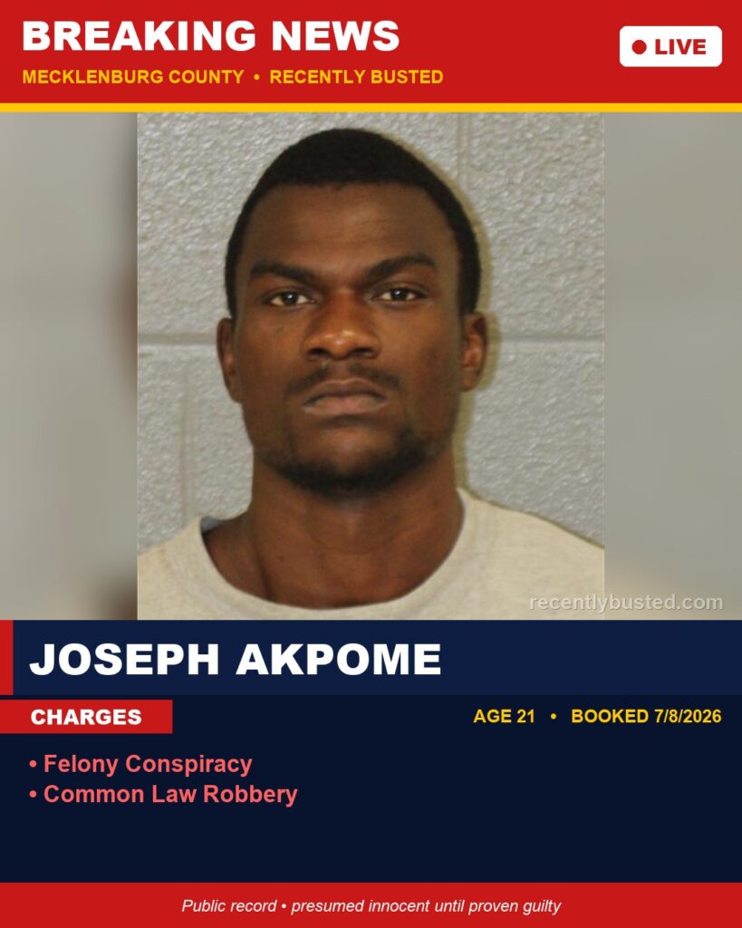 Booking photo of JOSEPH AKPOME