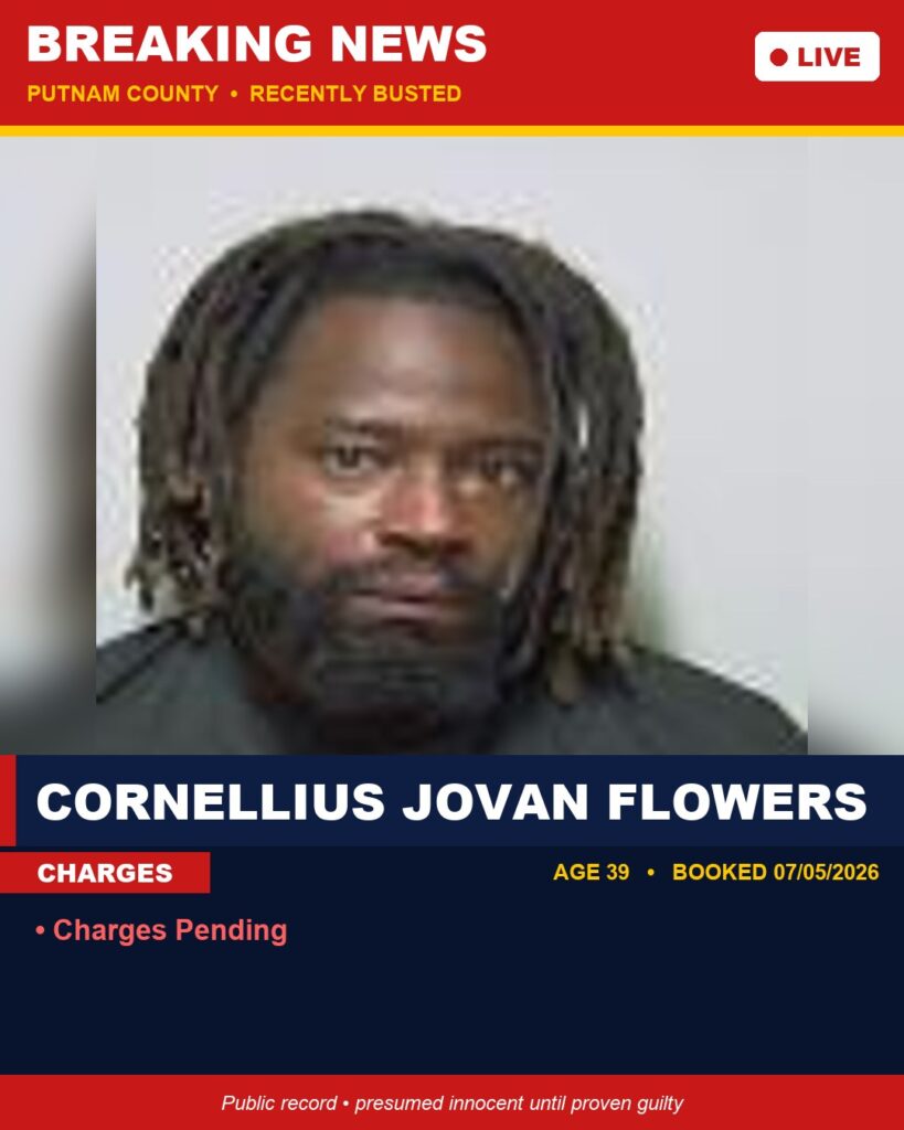 Arrest report - Cornellius Jovan Flowers