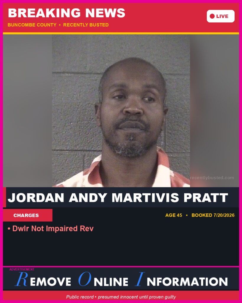 Booking photo of JORDAN ANDY MARTIVIS PRATT