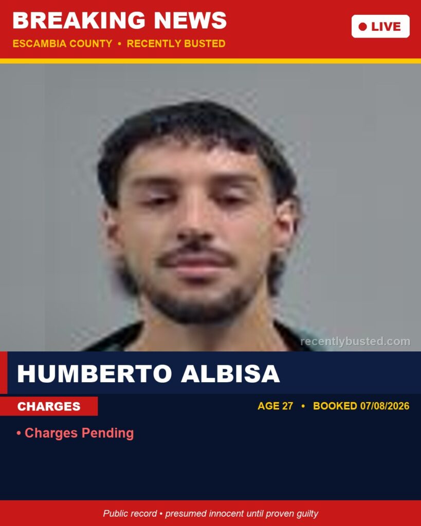 Arrest report - Humberto Albisa