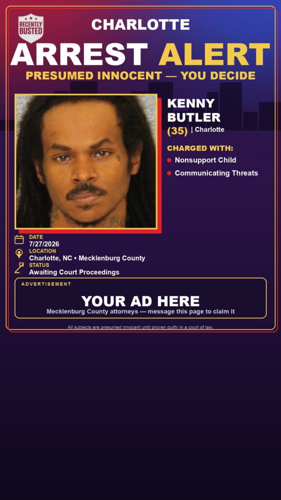 Booking photo of KENNY BUTLER