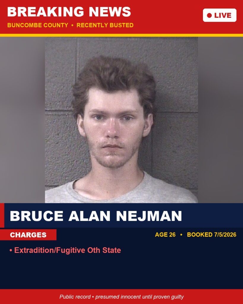 Booking photo of BRUCE ALAN NEJMAN