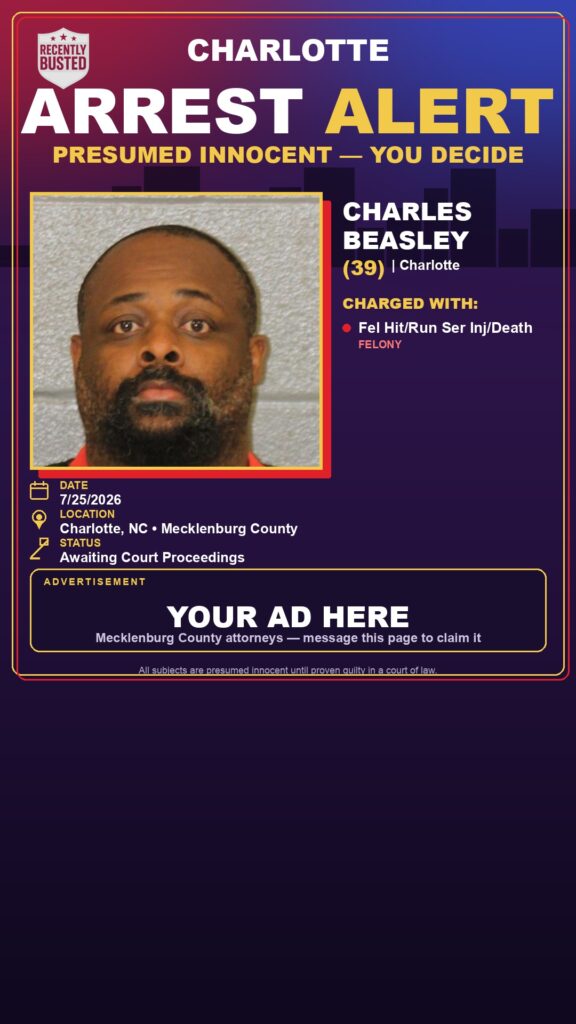 Booking photo of CHARLES BEASLEY
