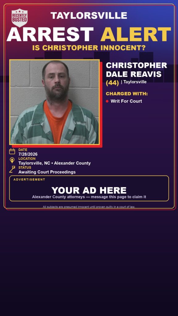 Booking photo of CHRISTOPHER DALE REAVIS