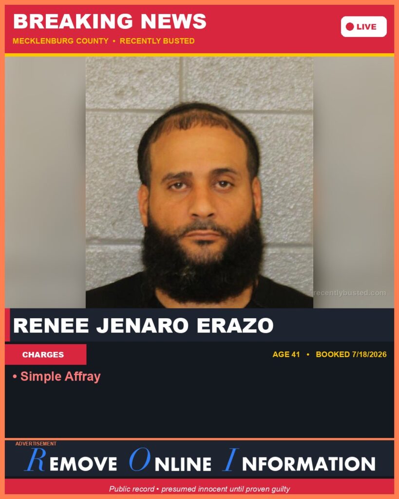 Booking photo of RENEE JENARO ERAZO