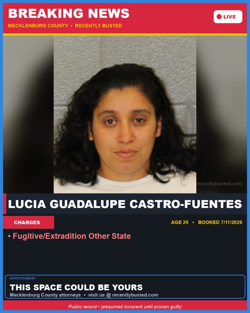 Booking photo of LUCIA GUADALUPE CASTRO-FUENTES