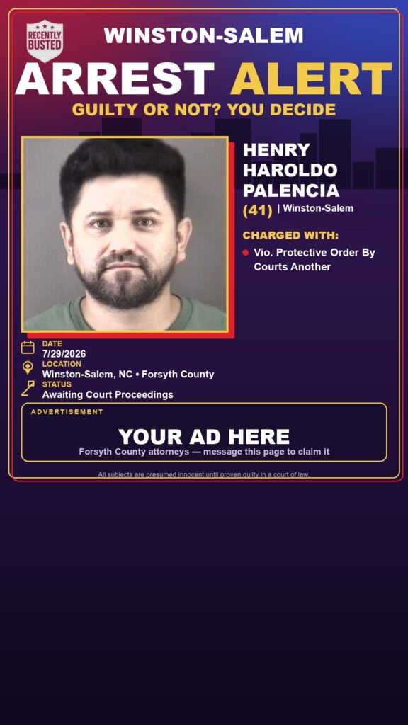 Booking photo of HENRY HAROLDO PALENCIA