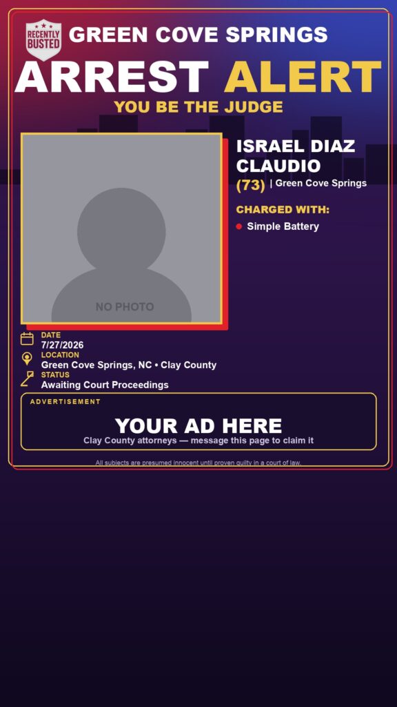 Booking photo of ISRAEL DIAZ CLAUDIO