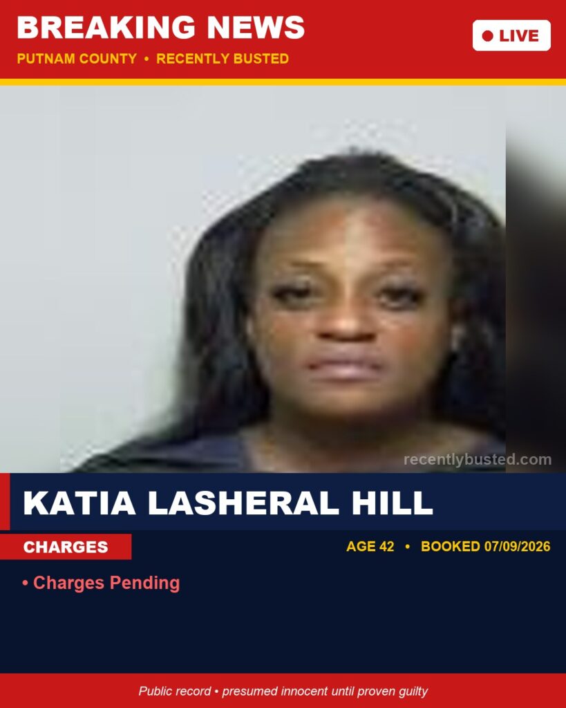 Arrest report - Katia Lasheral Hill