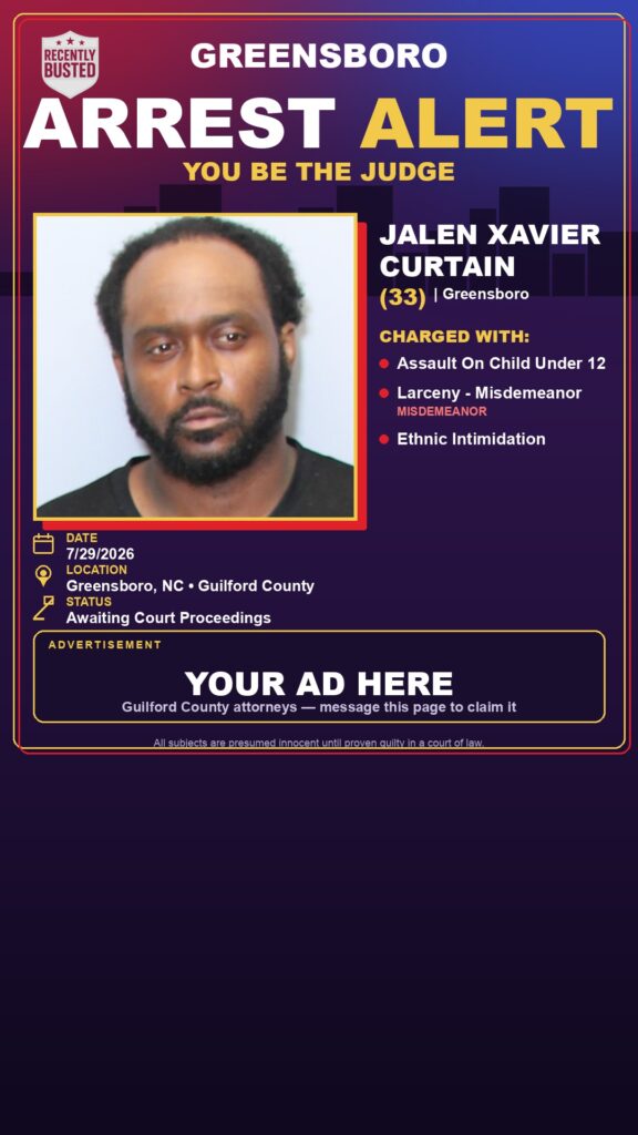 Booking photo of JALEN XAVIER CURTAIN